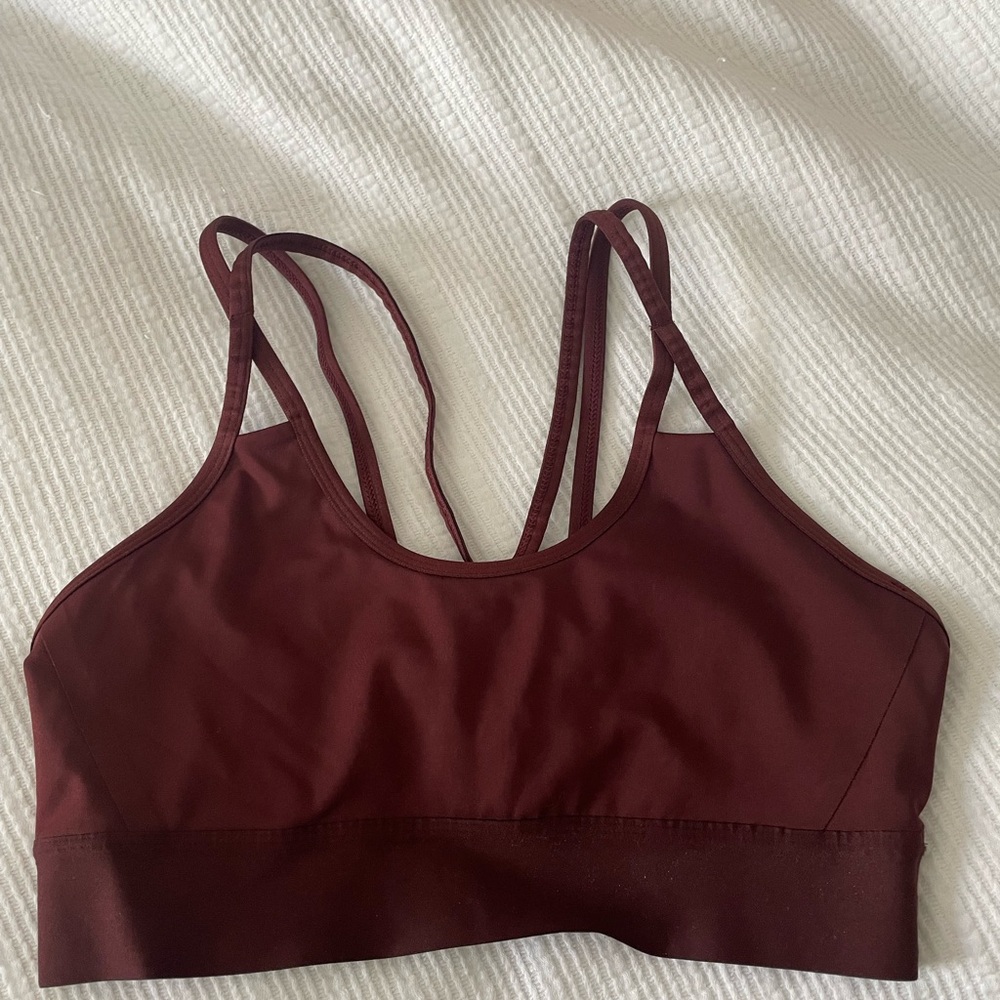 Mountain Hardwear Deep Red Sports Bra